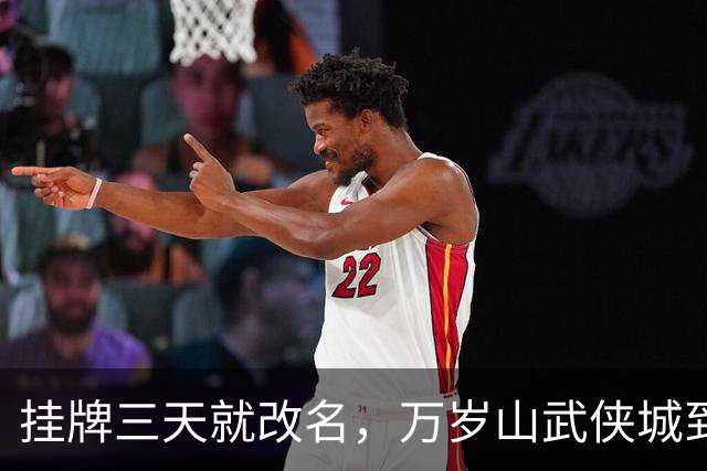挂牌三天就改名，万岁山武侠城到底要什么？